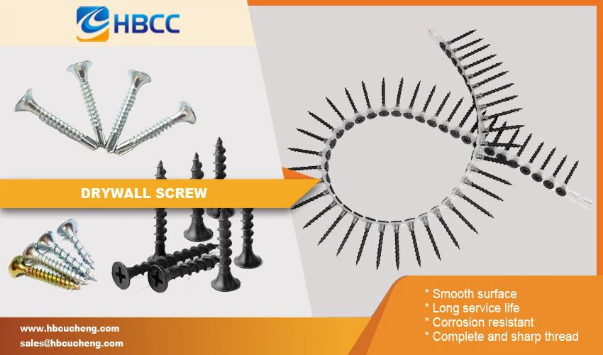 Phillips Bugle Head Drywall Screws Advantages