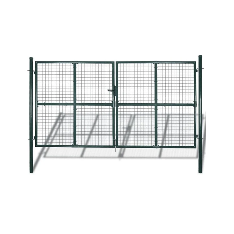 Powder-Coated Double Metal Garden Gates