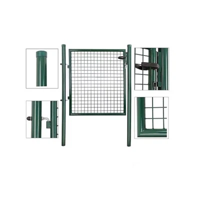 Kapija za baštensku ogradu premazana prahom